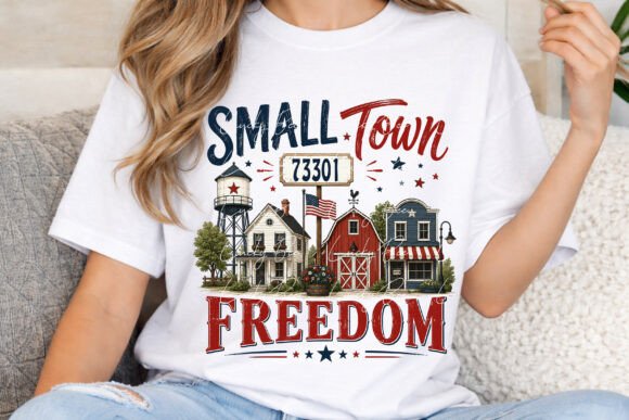 Download Custom Small Town Freedom PNG Patriotic - Town Collection
