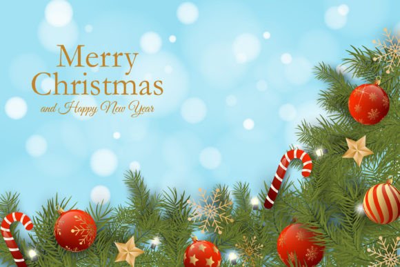 Download Realistic Christmas Background Design - Christmas background design Collection
