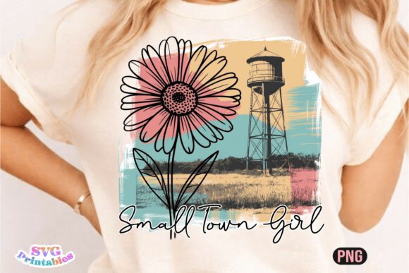 Download Small Town Girl PNG, Western Png, Floral - Town Collection