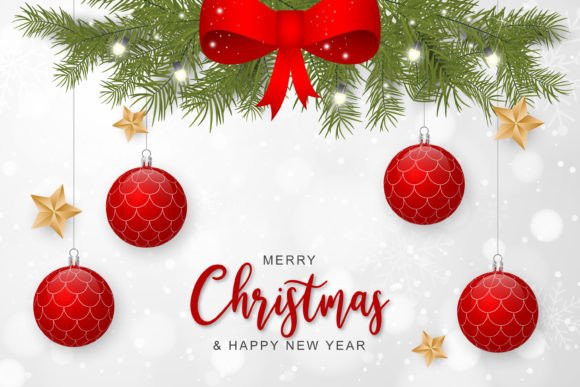 Download Realistic Christmas Background Design - Christmas background design Collection